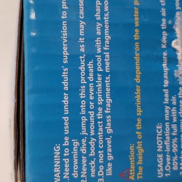 Baturo Pink Narwhal Sprinkler Pool in Sealed Box - Picture 4 of 8